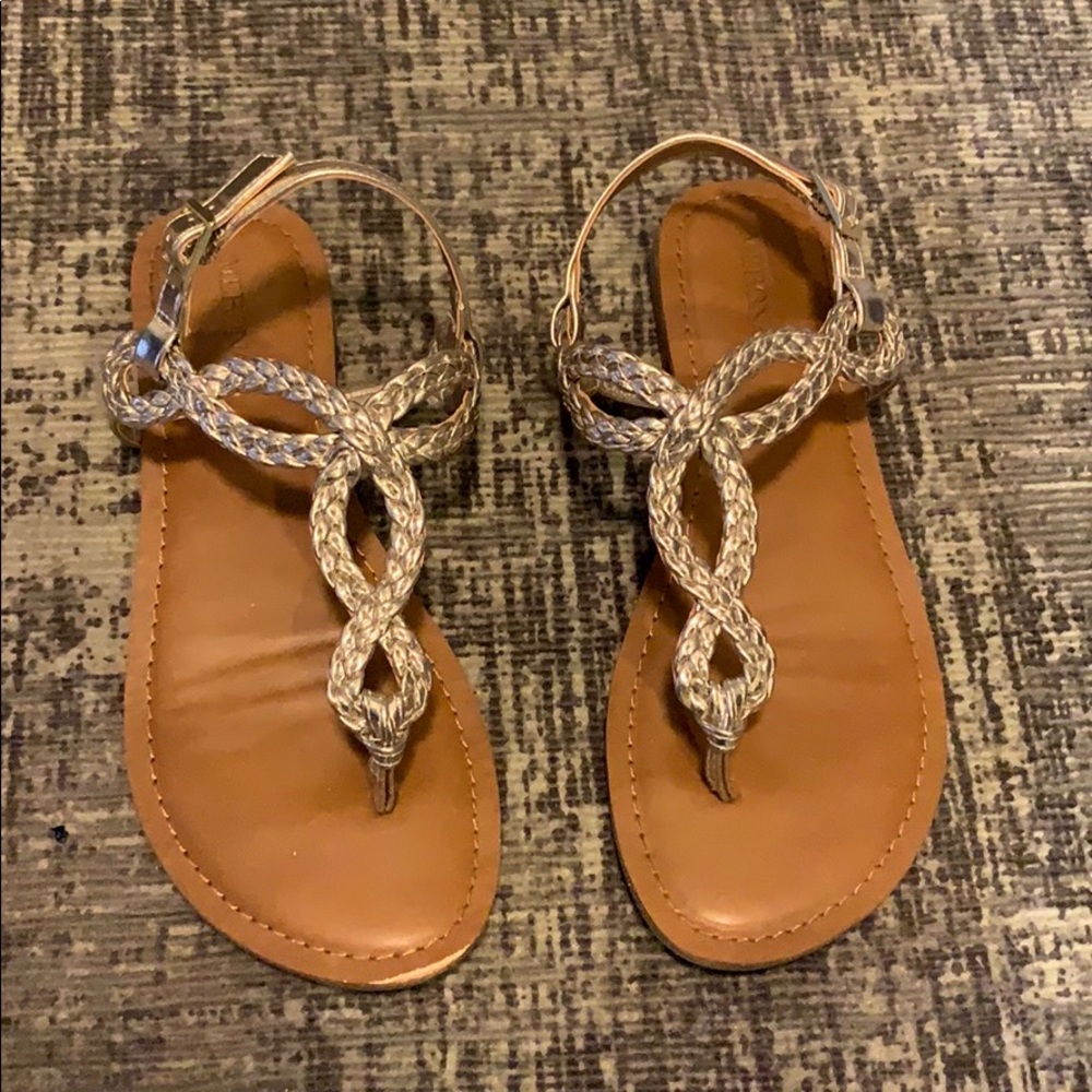 Merona gold sandals